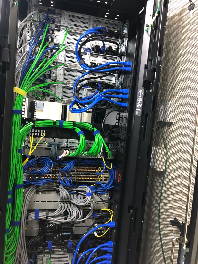 Cluster cable management
